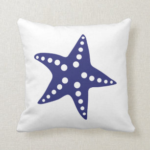 Marine-Blaustarfish-Wurfs-Kissen, Kissen