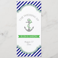 Marine bleu, Kelly programme de mariage nautique v