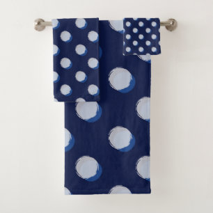 Marine bleue Pois