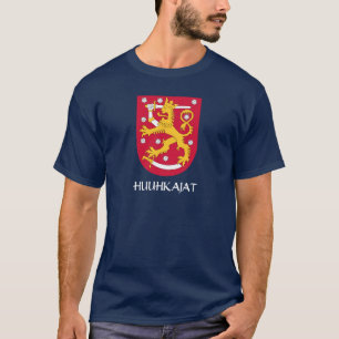 MARINE BLUE Finlande Armoiries Huuhkajat T-Shirt