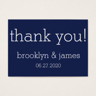 Marine Blue Modern Wedding Favoriser Mots clés Car