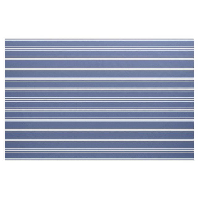 Marine Blue Stripes tissu personnalisé (Yard)