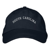 Marine Casquette de base brodée de Caroline du Sud