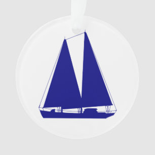 Marine Décor côtier bleu bateau à voile
