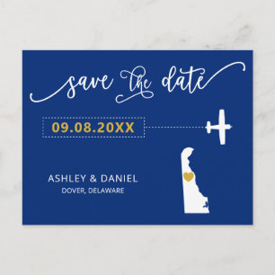 Marine Delaware Wedding Enregistrer la Carte de la