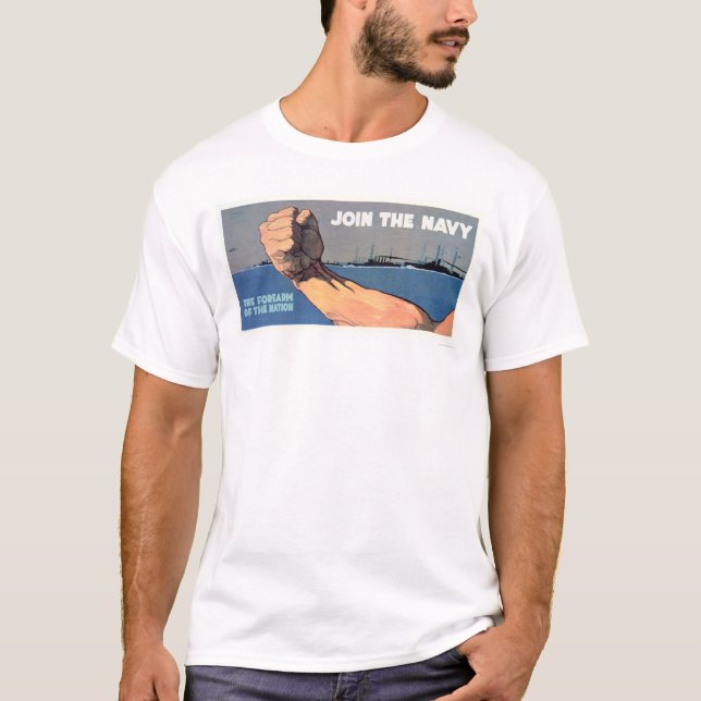Marine - der Unterarm der Nation (US02142) T-Shirt (Vorderseite)