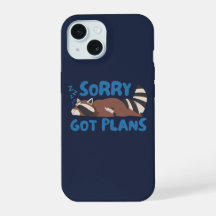 Marine Désolé J'Ai Des Plans Drôle Raccoon