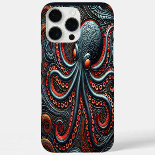 Marine Elegance: Lebhaftes Octopus-Design iPhone 16 Pro Max Hülle