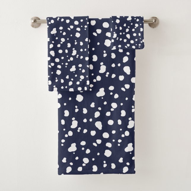 Marine et blanc Sites Dalmatiens modernes (En situation)