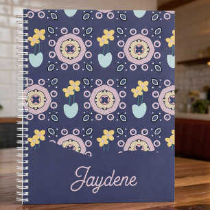 Marine Et Floral Géométrique Pastel
