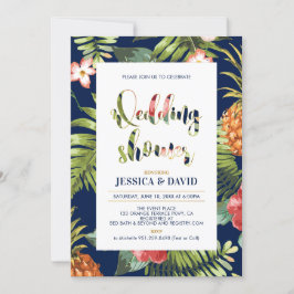 Marine et Or | Invitation Wedding shower d'été