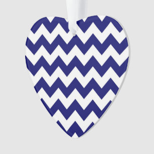 Marine et White Zigzag