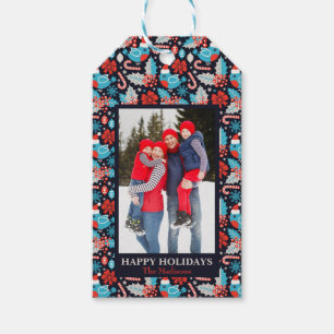 Marine-Feiertags-Vögel und Geschenkanhänger
