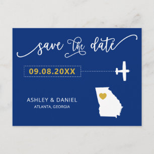 Marine Georgia Mariage Enregistrer la carte postal