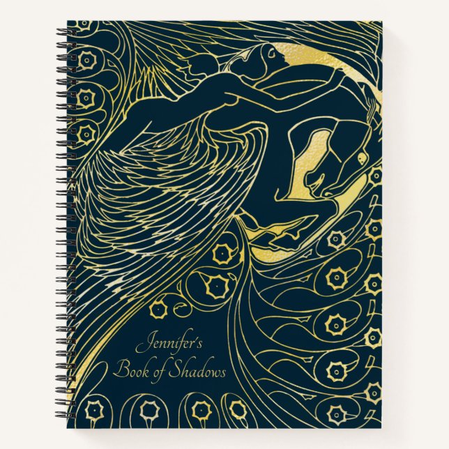 Marine Gold Déesse grecque Psyche Livre d'Ombres (Devant)