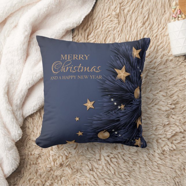 Marine Gold Simple Jour de Noël Jouer Oreiller 16" (Couverture)