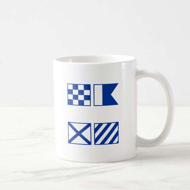 Marine Kaffeetasse (Rechts)