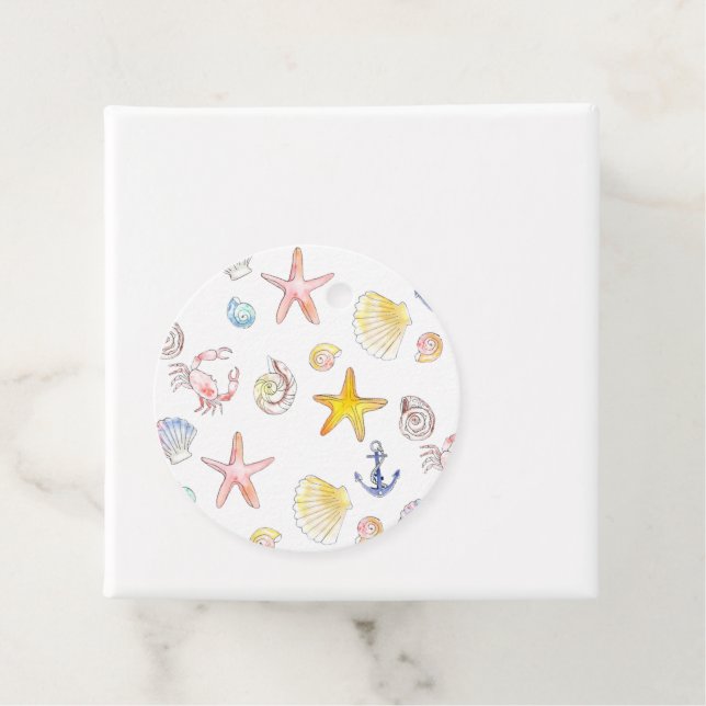 Marine Life & Anchors Geschenkanhänger (Beispiel)