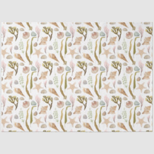 Marine Life Serie Design 5 Seidenpapier