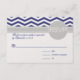 Marine Logan- u. Derek-UAWG   graues METALLISCHES RSVP Karte
