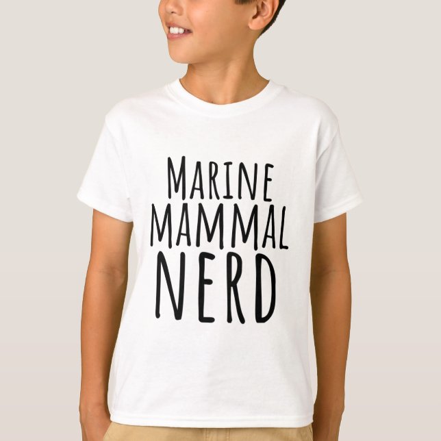 Marine Mammal Nerd T-Shirt (Vorderseite)