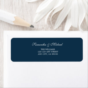 Marine-Minimalistische-Adresseletiket