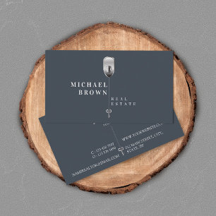 Marine Moderne Metall-Schlüssel-Immobilien Visitenkarte