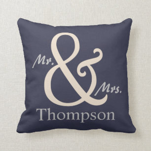 Marine Mr. and Mrs. Couple's Kissen
