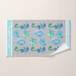 Marine Nautique Hippocampe Personnalisé Turquoise 
