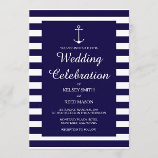 Marine Nautique : Invitations de mariage