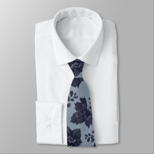 Marine-Pfingstrose Staubblau Elegante Hochzeitskra Krawatte