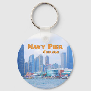 Marine-Pier - Chicago Illinois Schlüsselanhänger
