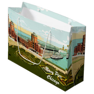 Marine-Pier-Chicago-Zwanzigerjahre Große Geschenktüte