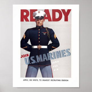 Marine Recruiting US Poster