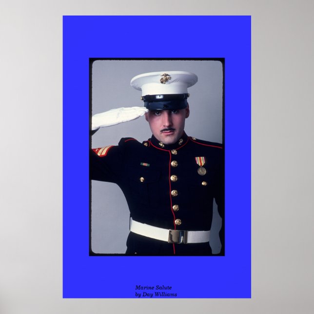 Marine Salute Poster (Vorne)