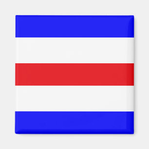 Marine Signalflagge: Buchstabe "C" Charlie Magnet