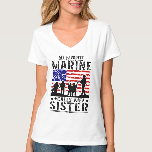 Marine Sister T-Shirt (Vorderseite)