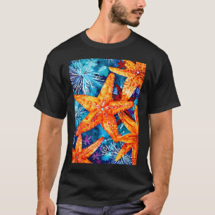MARINE STARFISH *Ozean Meer Meeresleben Seestern* T-Shirt