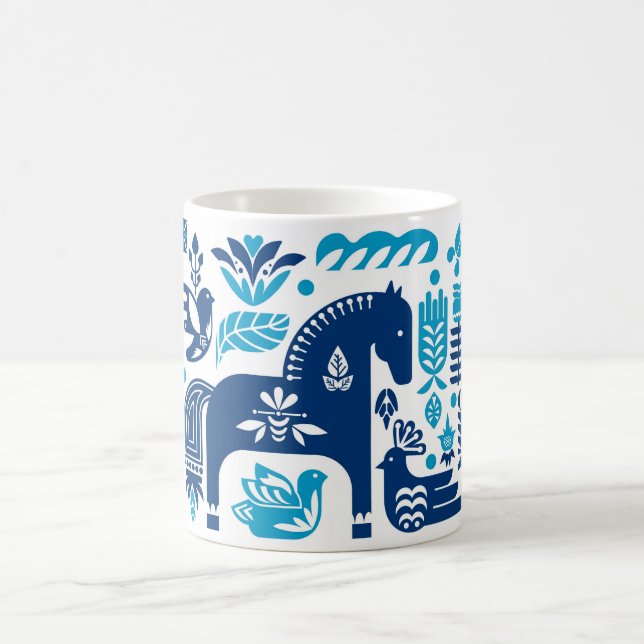 Marine suédoise et mug Blue Dala (Centre)