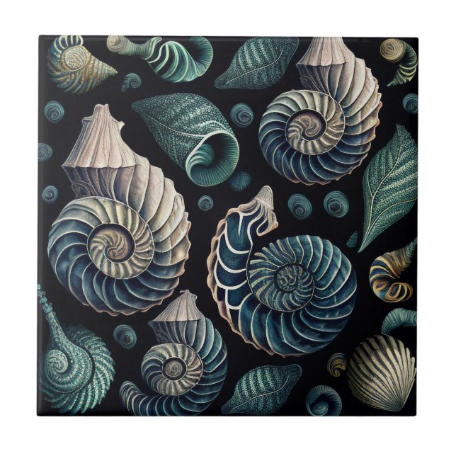 Marine Treasures Fliese (Vorderseite)