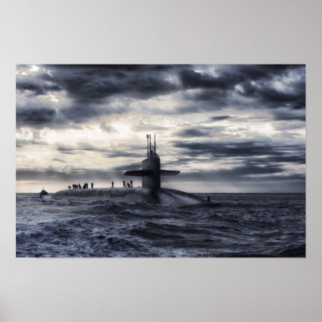 Marine U-Boot Poster (Vorne)