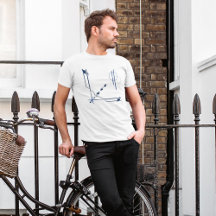 Marine und Gray Eleganto Modernes Abstrakt