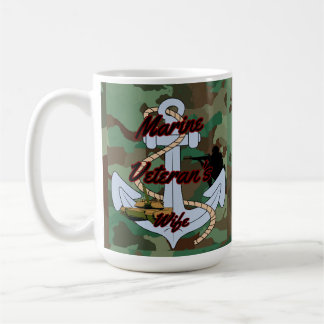 Marine Veterans Ehefrau Kaffeetasse