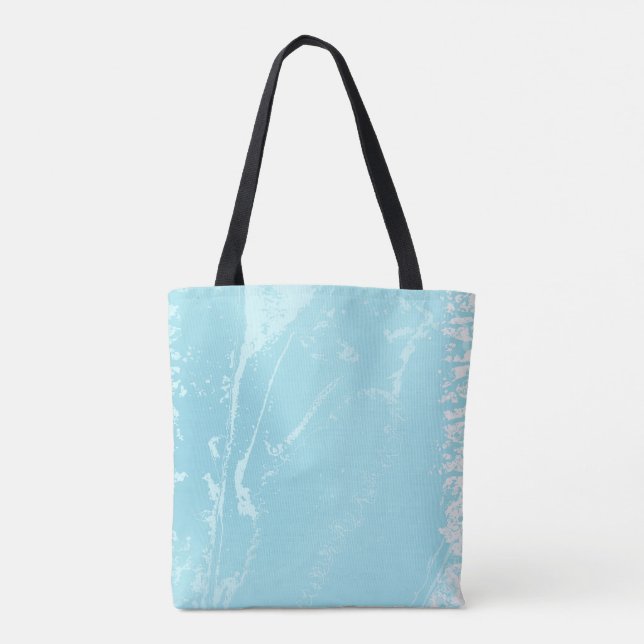 Marine Vibes Abstrakt Tasche (Rückseite)