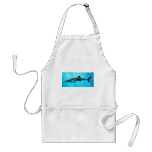 Marine Water Chic Stilvoll Cooler Blauwal-Hai Schürze