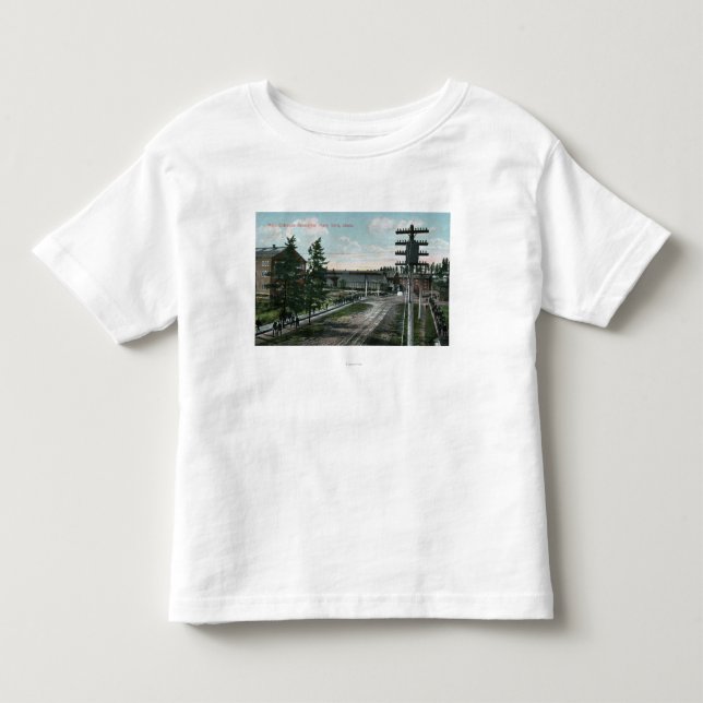 Marine-Yard-Haupteingangs-Ansicht Kleinkind T-shirt (Vorderseite)