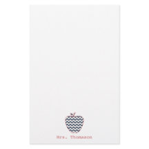 Marine-Zickzack u. korallenroter Lehrer Apple