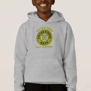 Marineblader Anchor nautischer Kapitän Bootspaddel Hoodie
