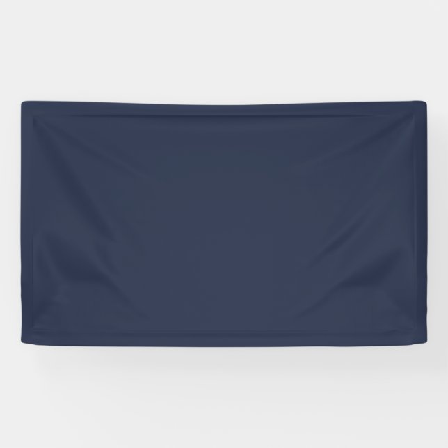 Marineblau Banner (Horizontal)