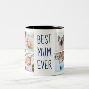 Marineblau Beste Mama je Tasse für benutzerdefin